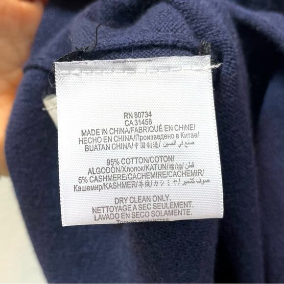 BCBGMAXAZRIA Ethel Knit Stripe Sweater Dress in Navy & White Women's Medium $198 - Picture 9 of 9